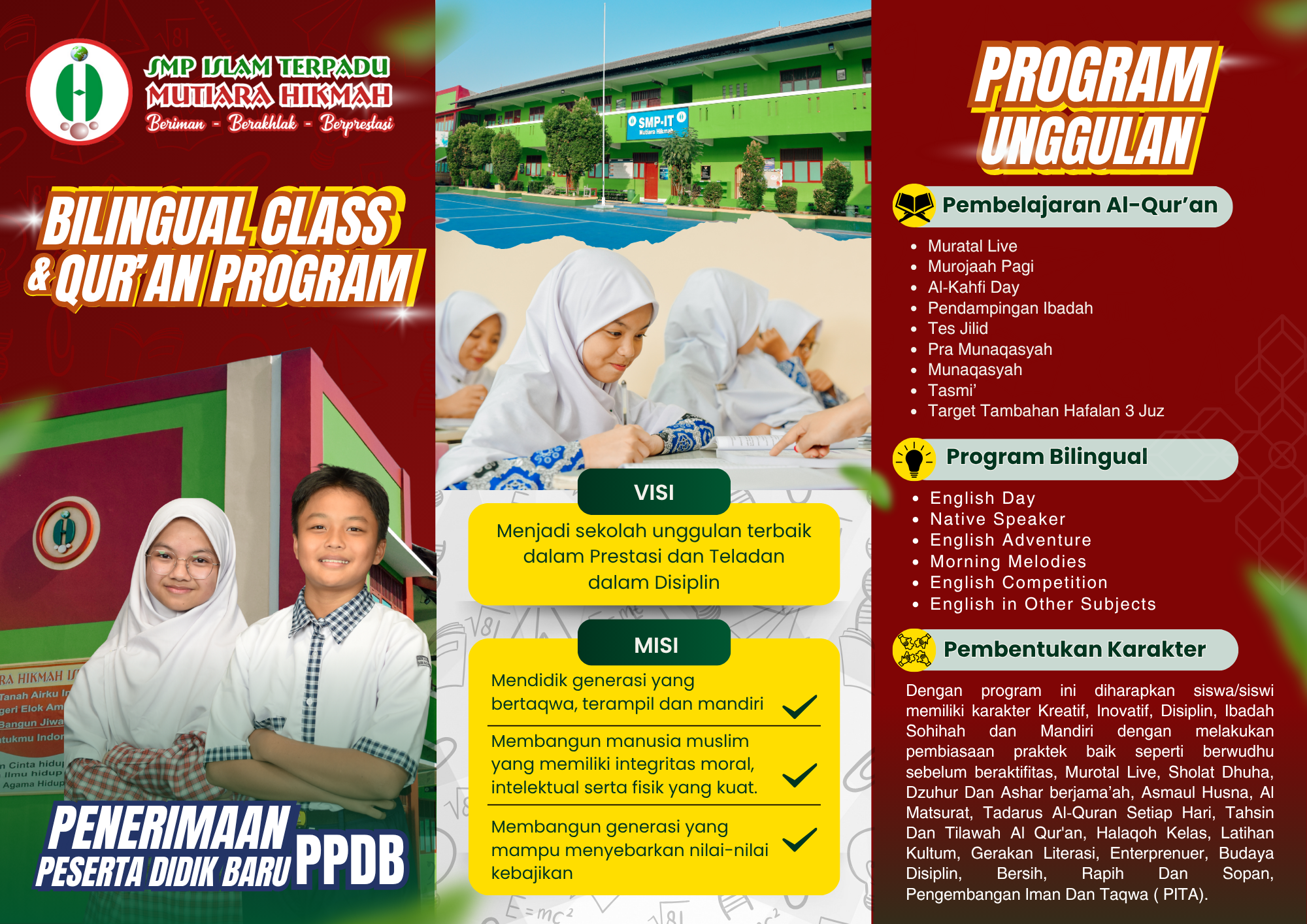 Brosur SMP IT Mutiara Hikmah